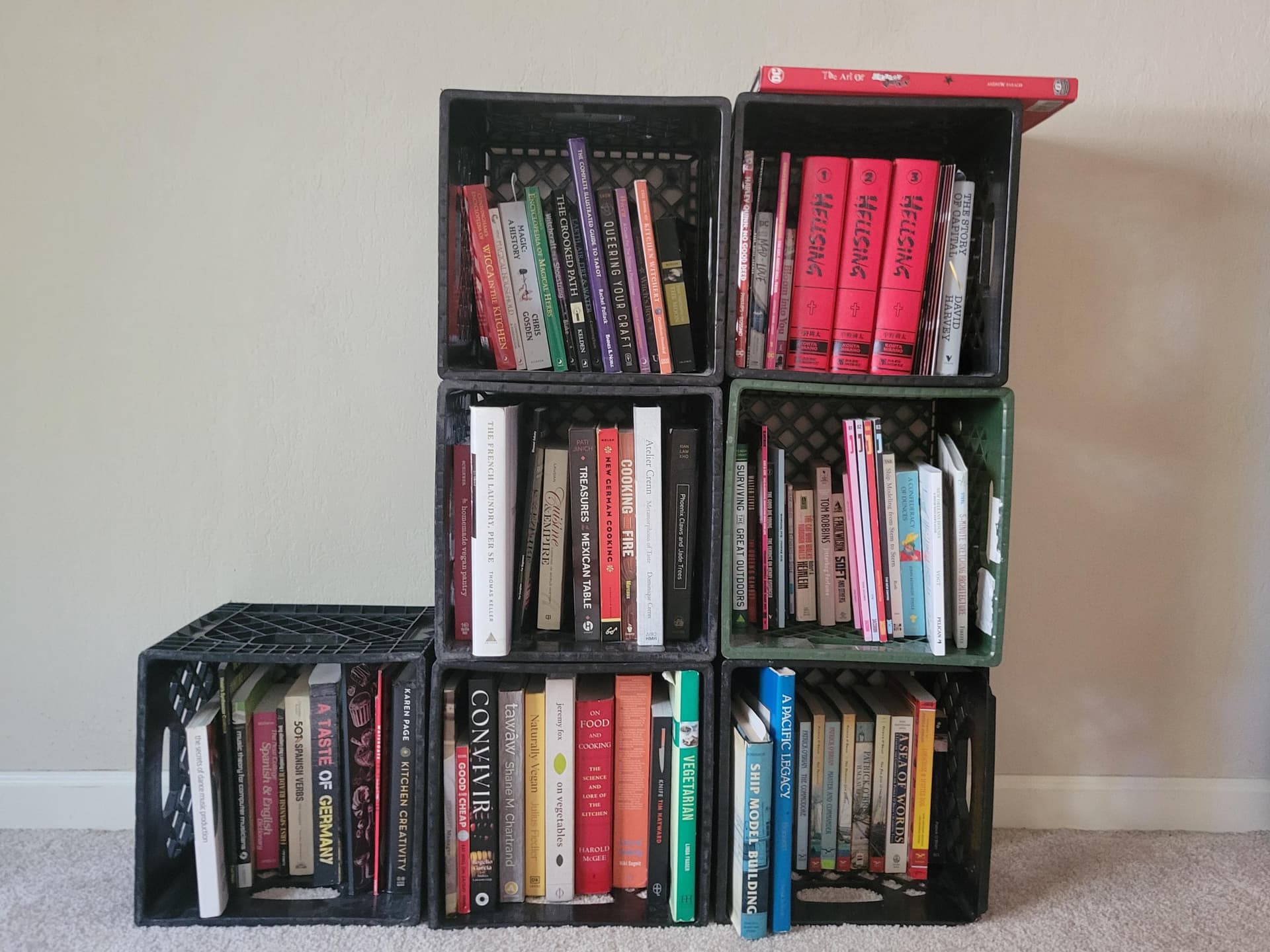 Uploaded bookshelf
