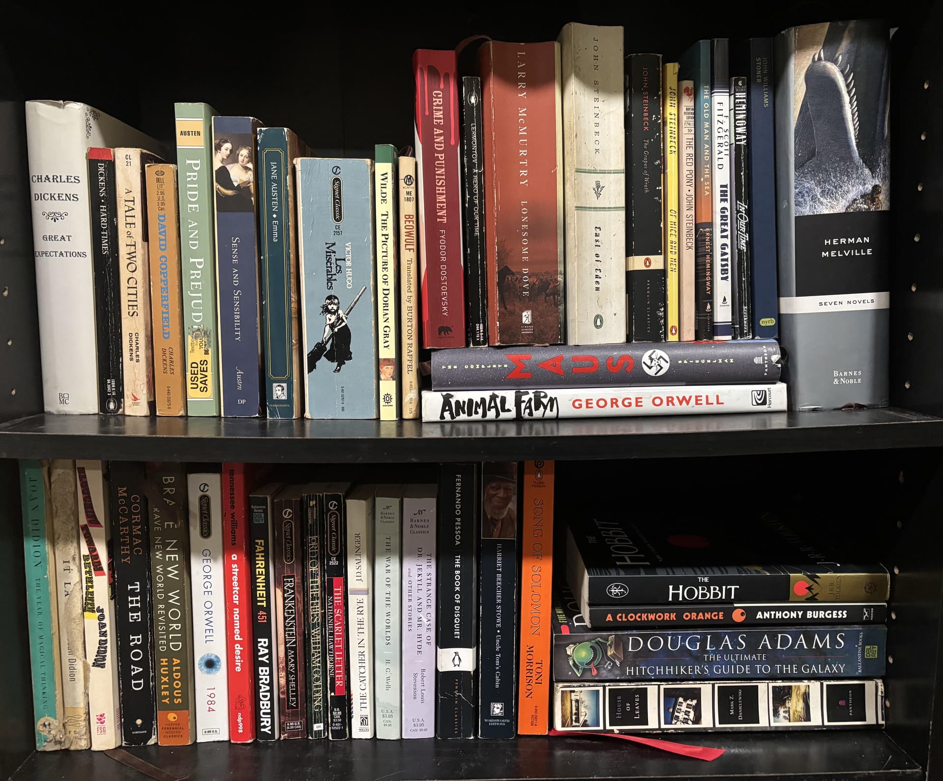 Uploaded bookshelf