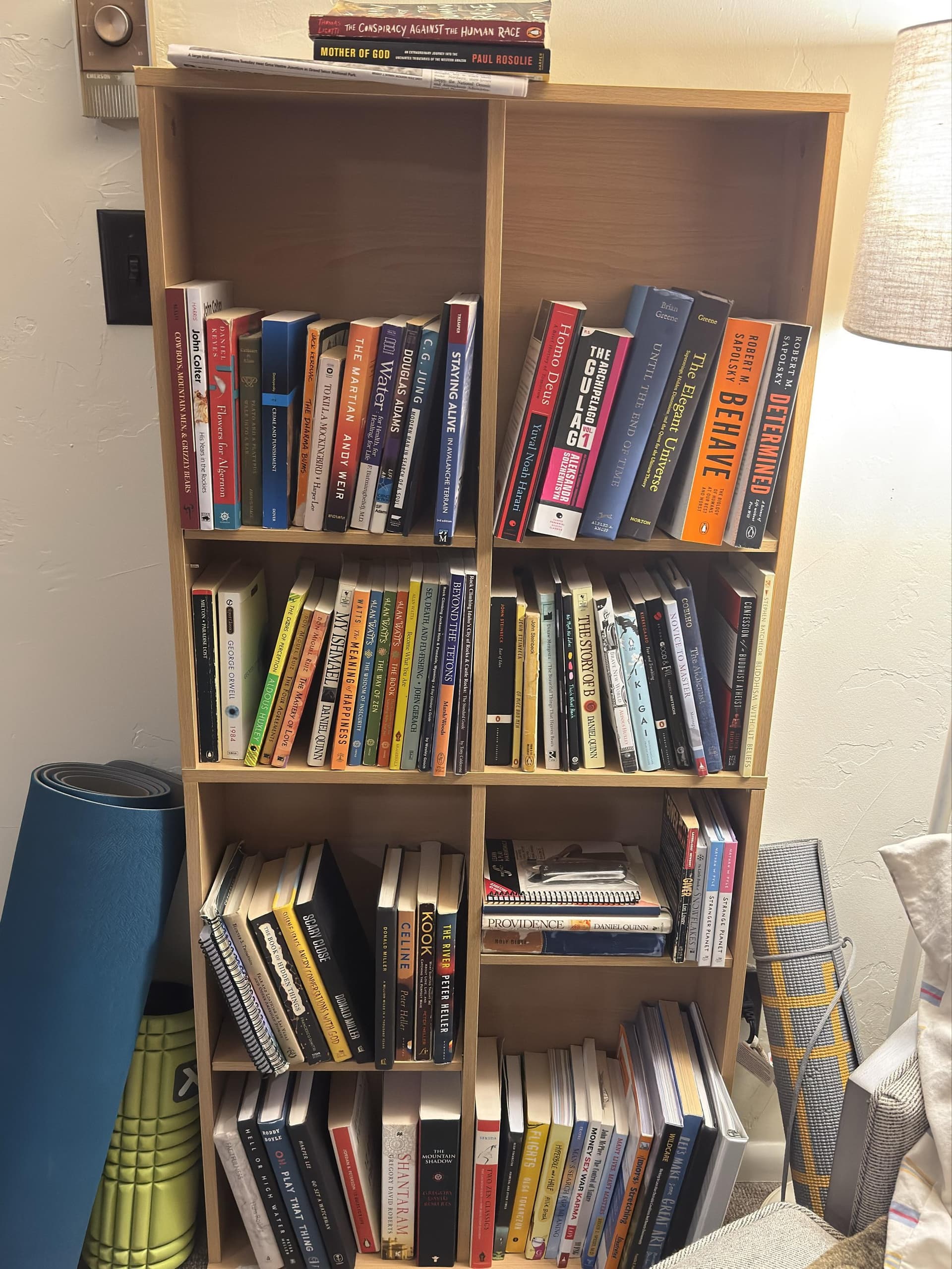 Uploaded bookshelf