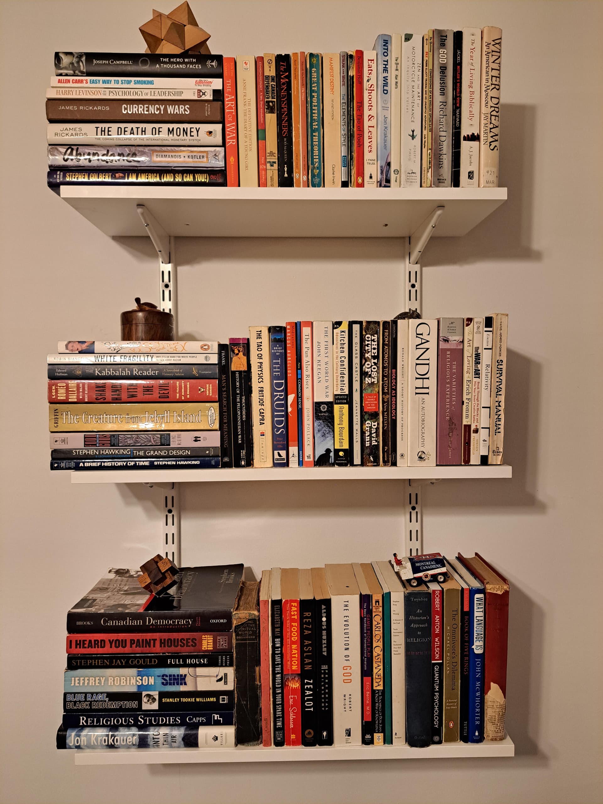 Uploaded bookshelf