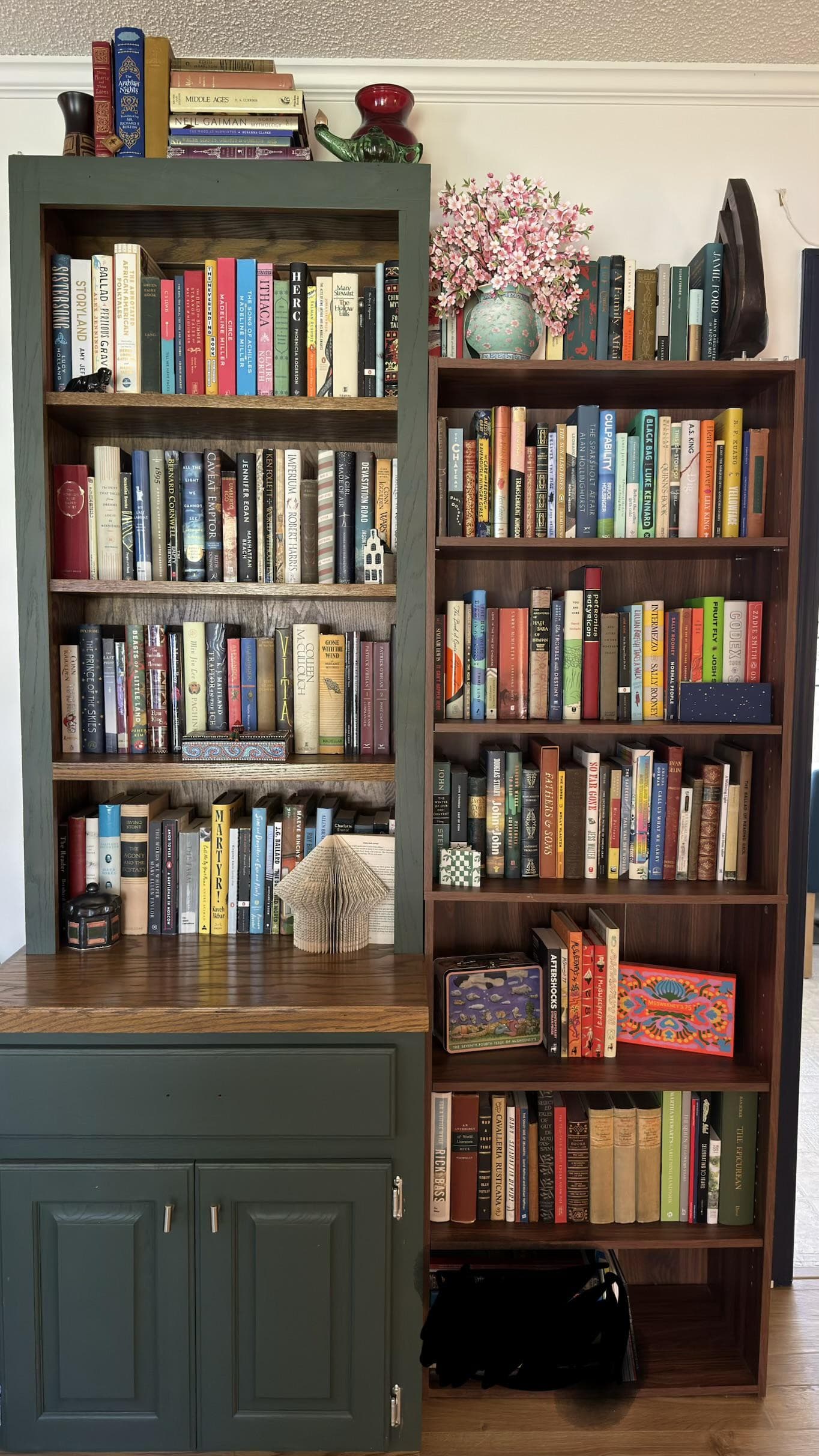 Uploaded bookshelf