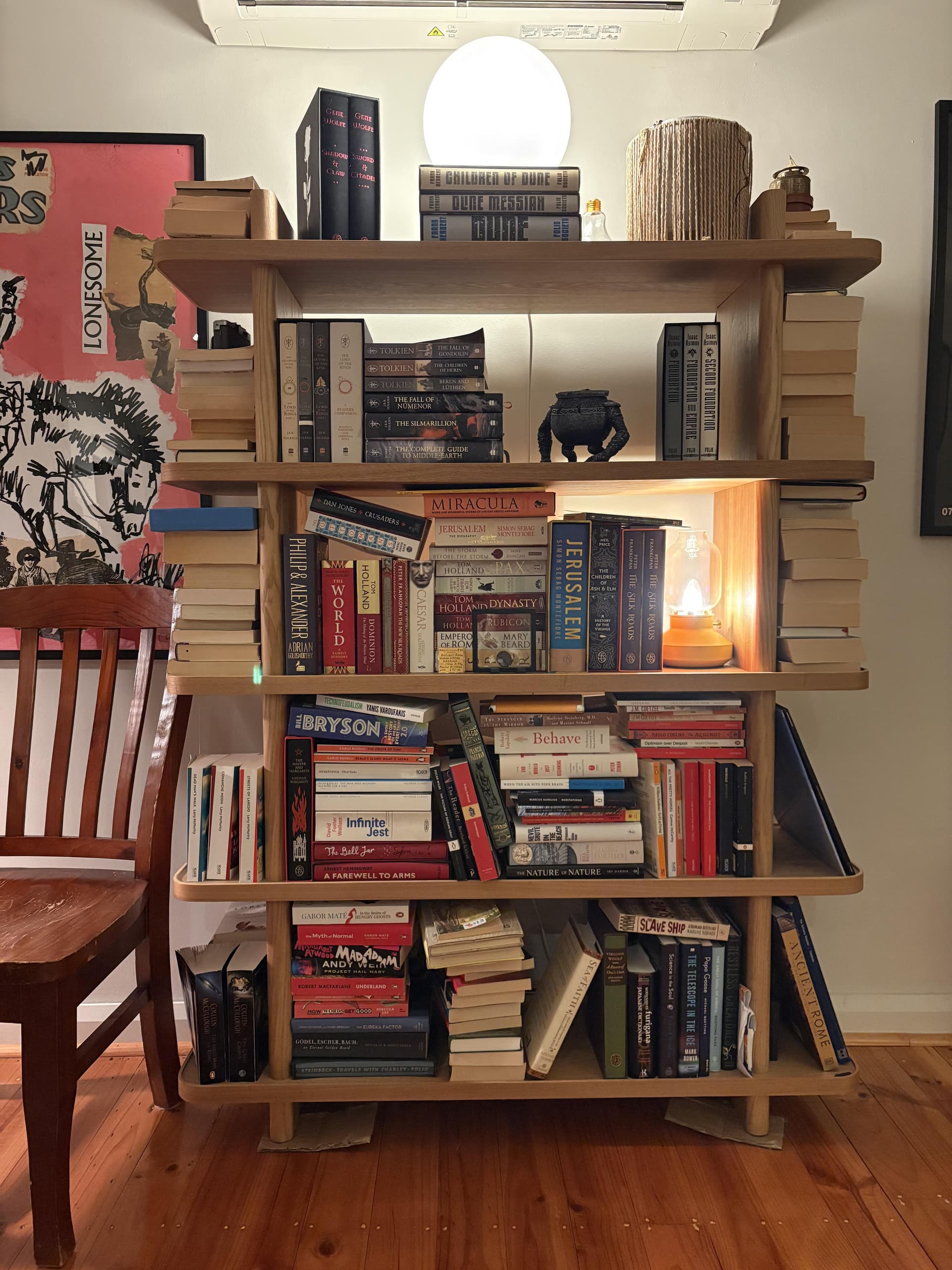 Uploaded bookshelf