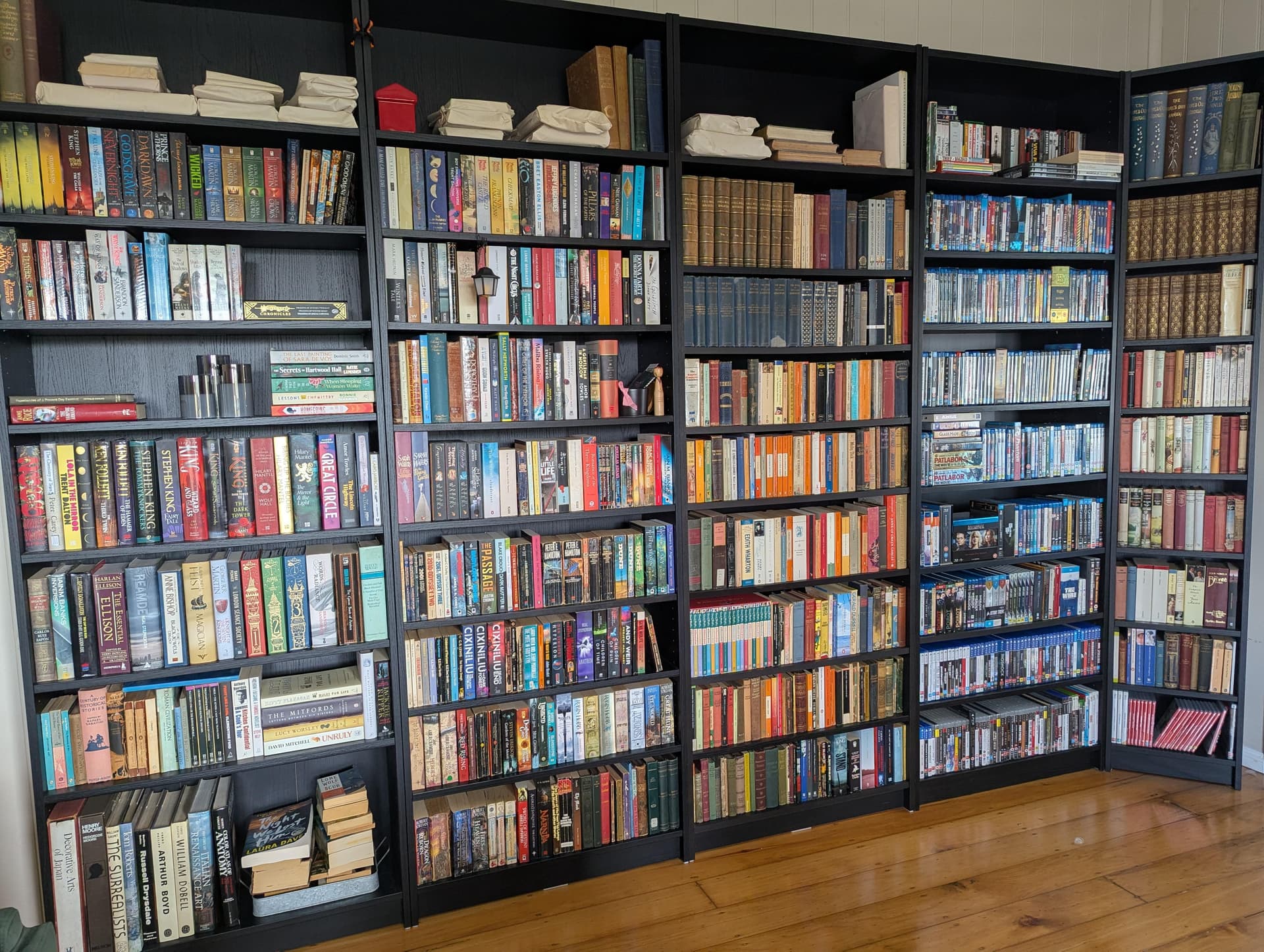 Uploaded bookshelf