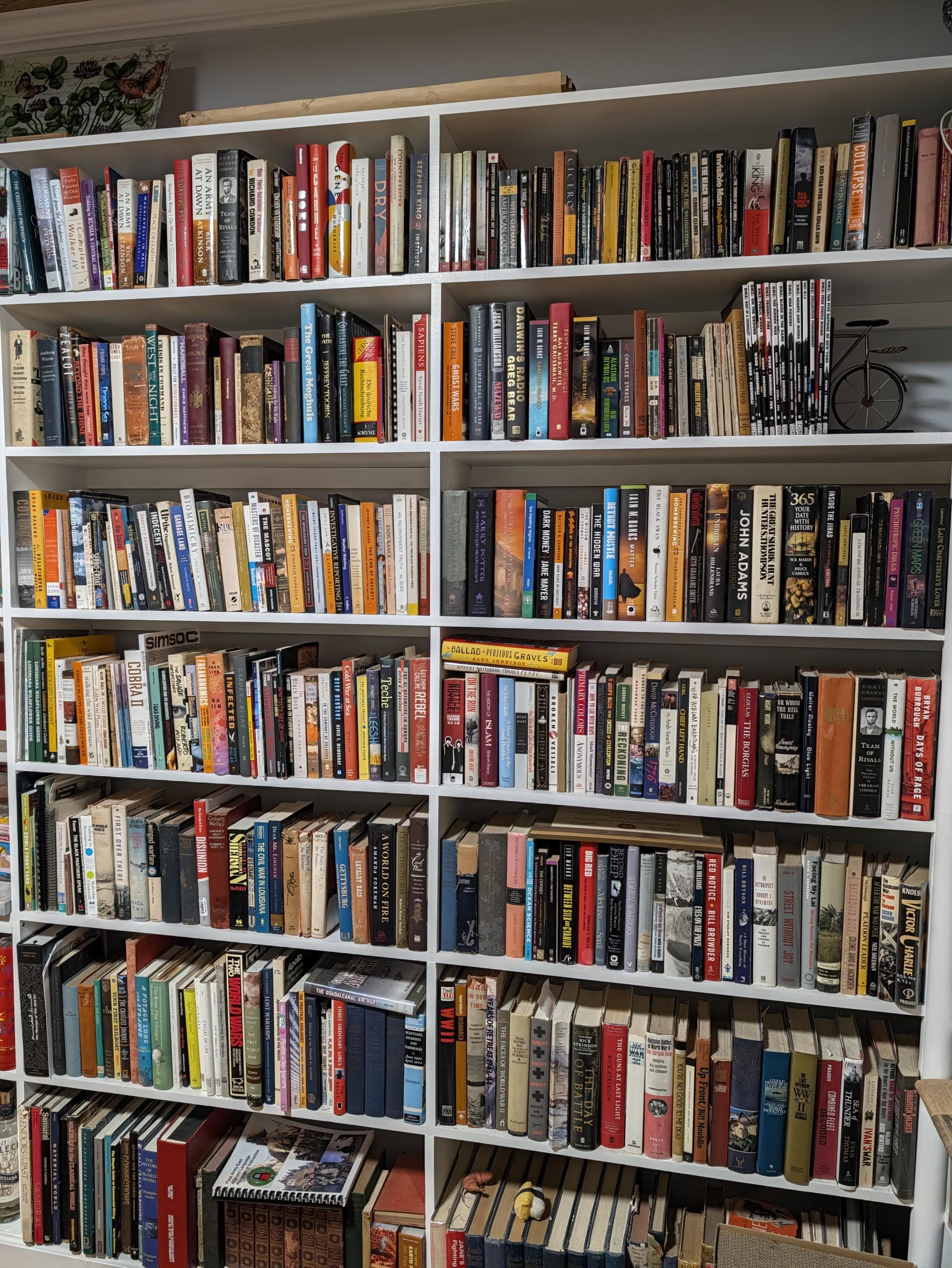 Uploaded bookshelf