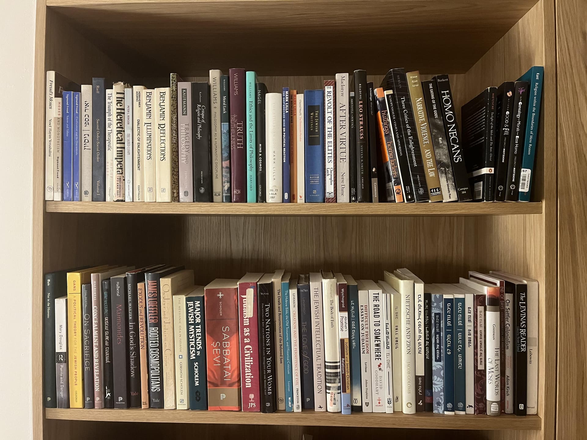 Uploaded bookshelf