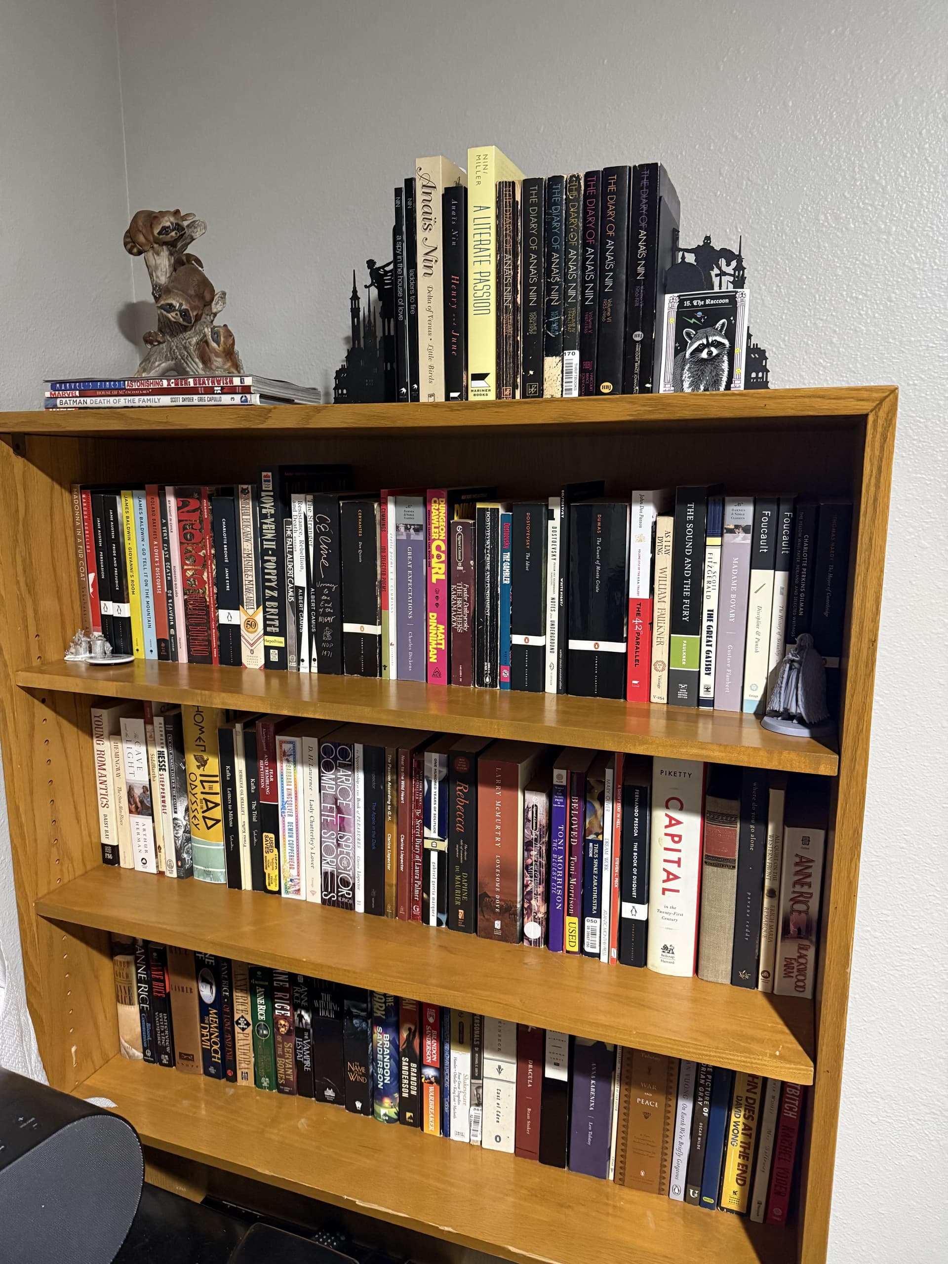 Uploaded bookshelf