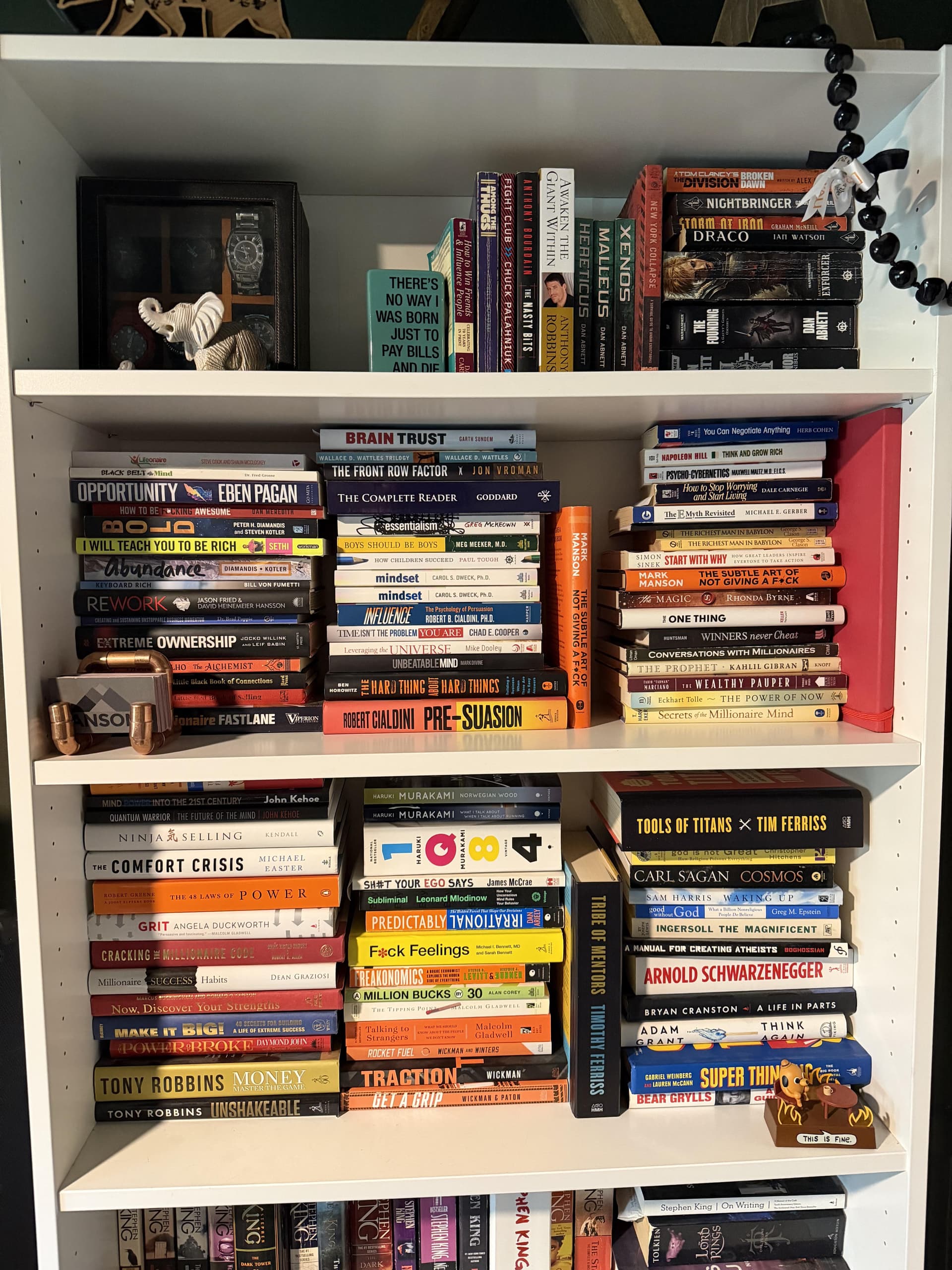 Uploaded bookshelf