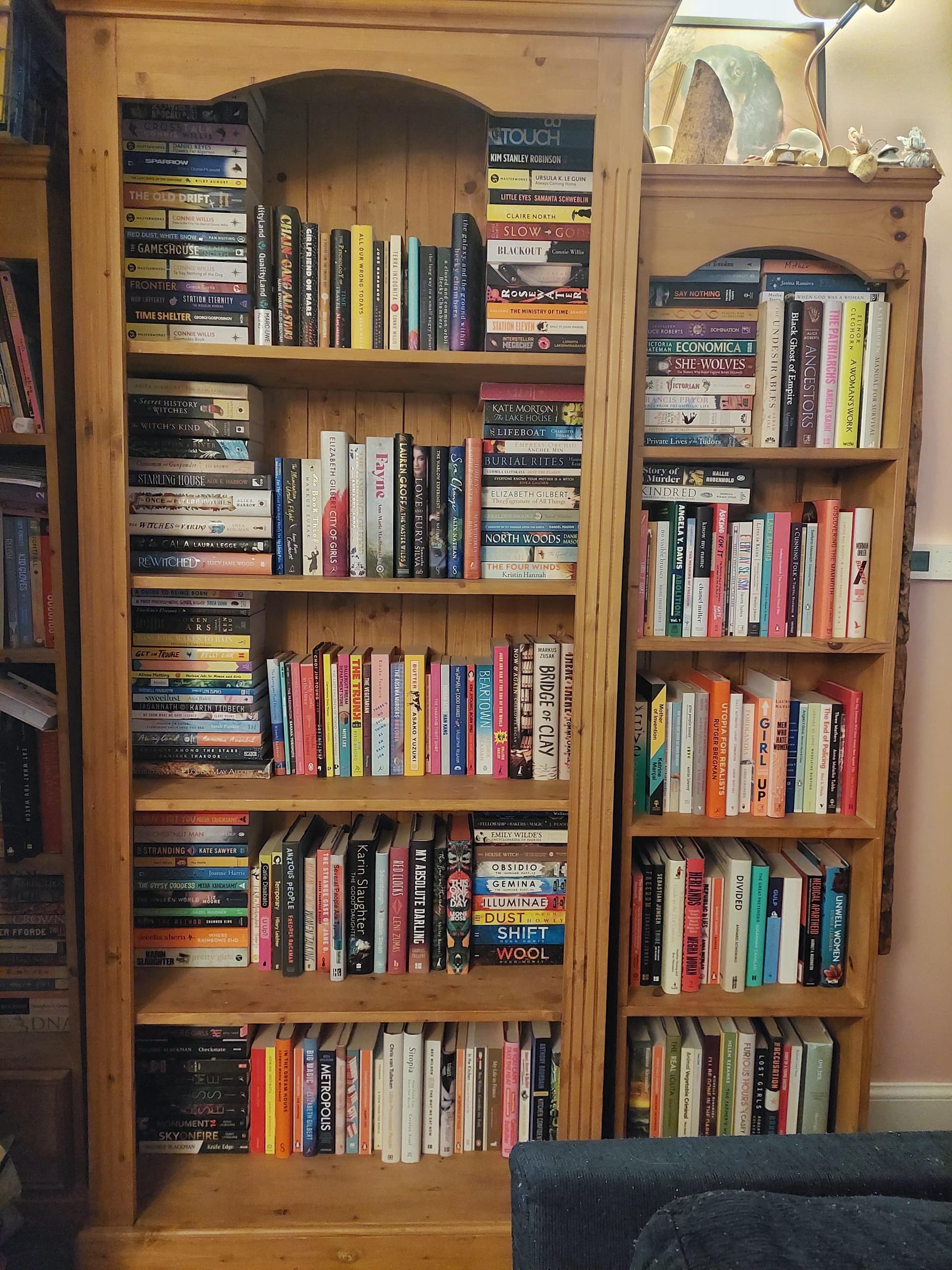 Uploaded bookshelf